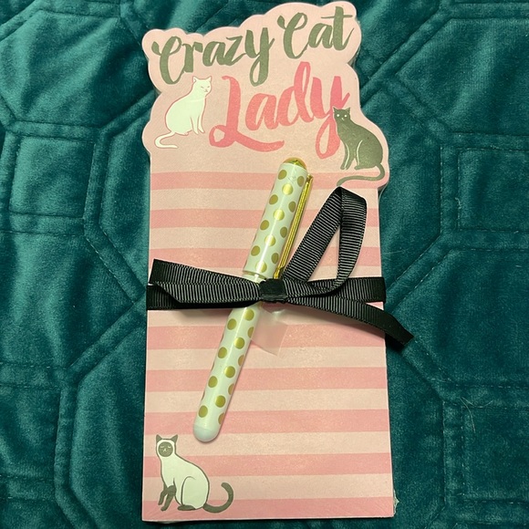 2 notepads with pens CATS and CHOCOLATES new sealed sets - Picture 2 of 9
